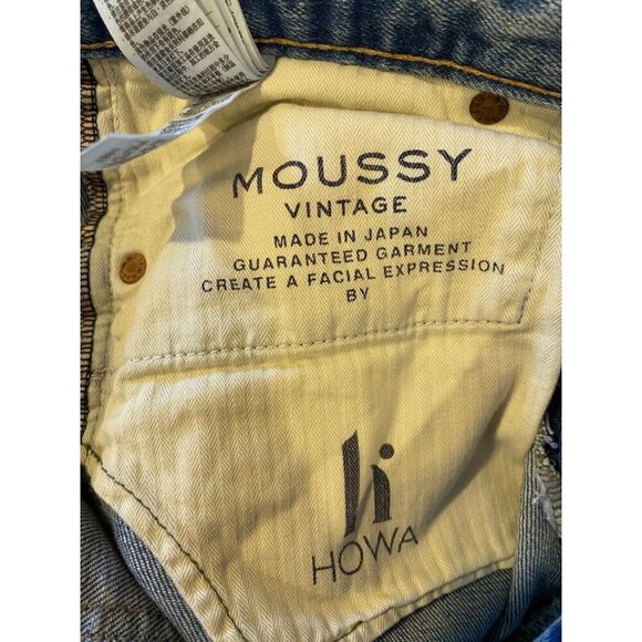 MOUSSY 27 Depew Skinny Jean Light Blue Fray Hem Distressed GUC* - Picture 8 of 9